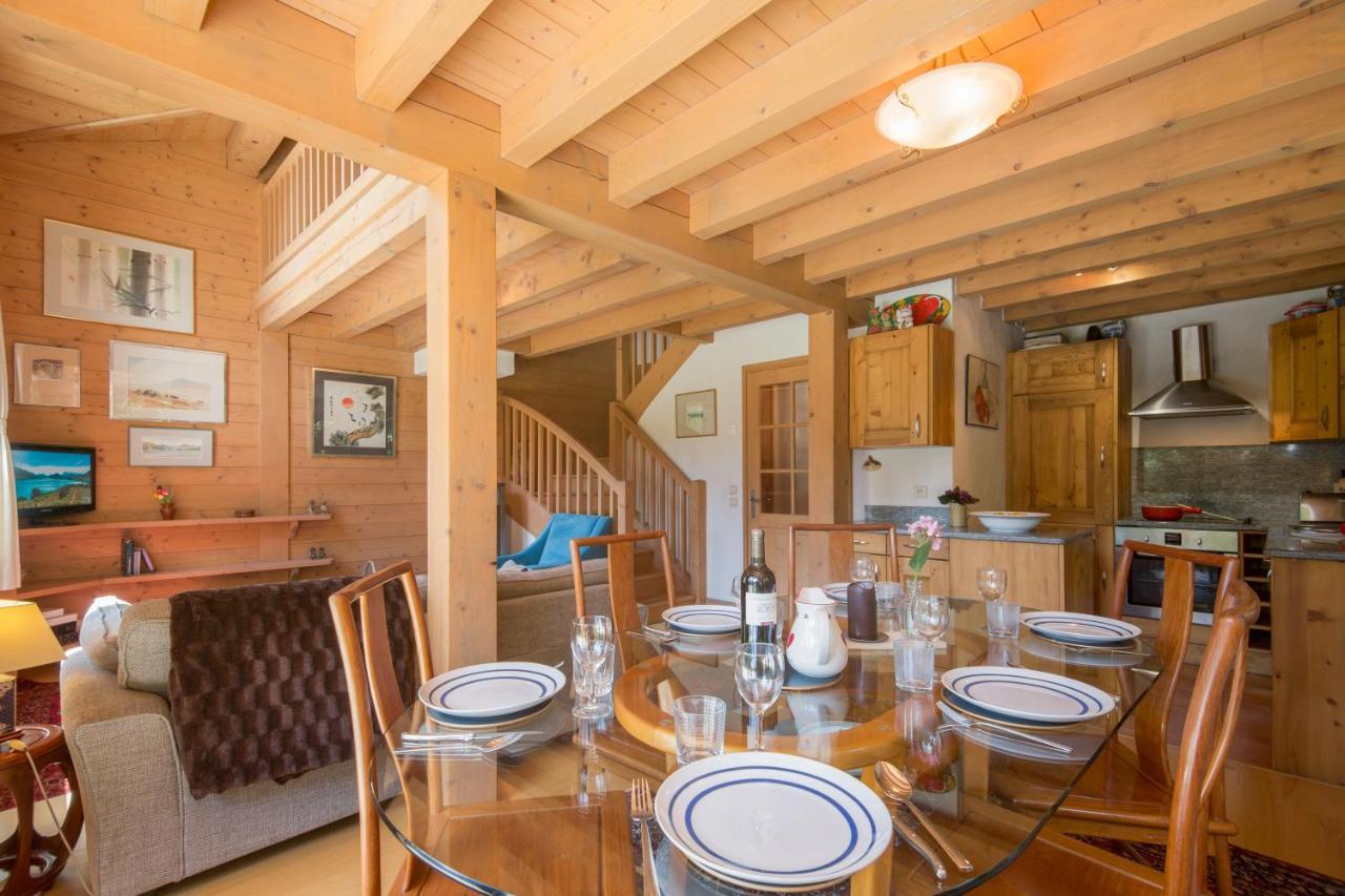 Chalets D'En Haut - Zaria - Happy Rentals Argentière Eksteriør bilde